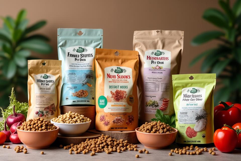 Alimentos premium y naturales para mascotas
